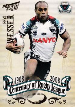 2008 NRL Centenary #174 Rhys Wesser Front